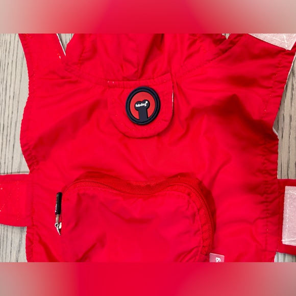 NWOT Fabdog Red Raincoat In Xs - Picture 5 of 8